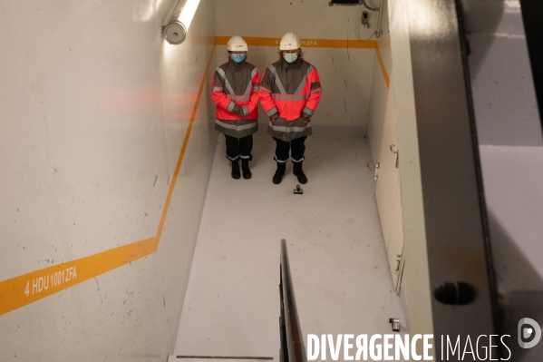 Exercise d accident nucléaire à la centrale de Paluel.