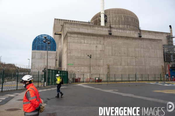 Exercise d accident nucléaire à la centrale de Paluel.