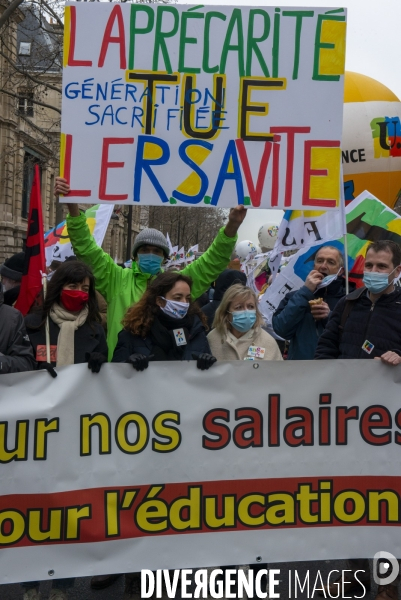 Manifestation du personnel de l éducation nationale