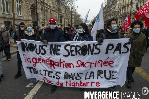 Manifestation du personnel de l éducation nationale