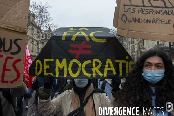 Manifestation du personnel de l éducation nationale