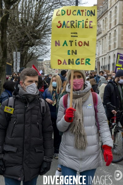 Manifestation du personnel de l éducation nationale