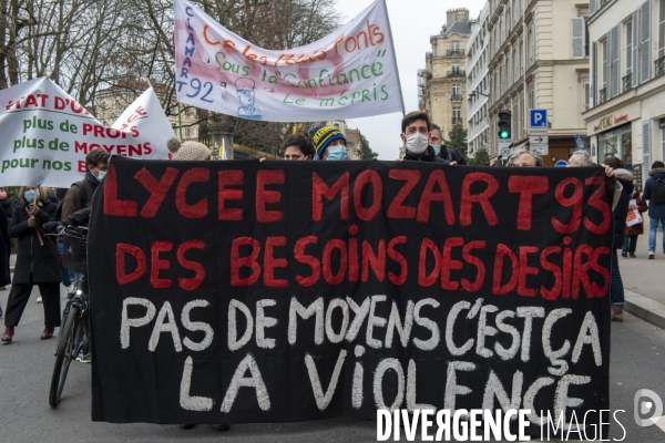 Manifestation du personnel de l éducation nationale