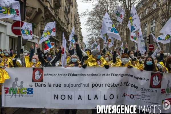 Manifestation du personnel de l éducation nationale