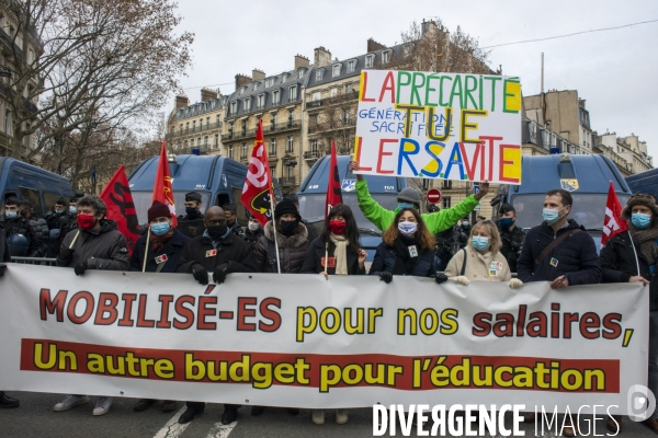 Manifestation du personnel de l éducation nationale