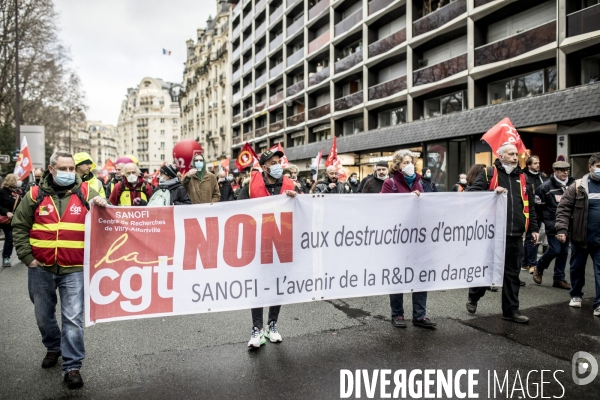 Manifestation contre les licenciements