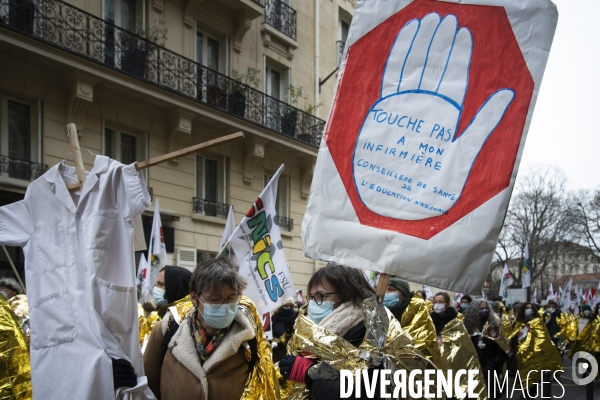 Manifestation des personnels de l éducation nationale et des étudiants