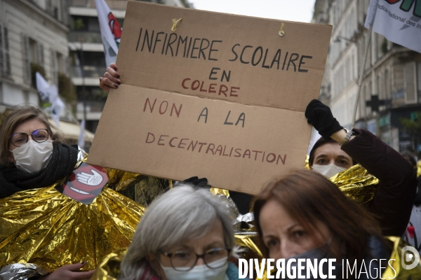 Manifestation des personnels de l éducation nationale et des étudiants