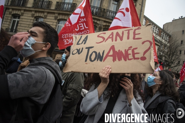 Manifestation des personnels de l éducation nationale et des étudiants