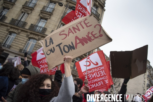 Manifestation des personnels de l éducation nationale et des étudiants