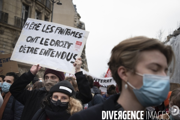 Manifestation des personnels de l éducation nationale et des étudiants