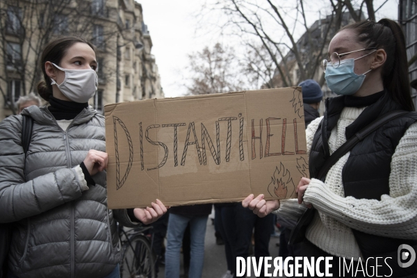 Manifestation des personnels de l éducation nationale et des étudiants