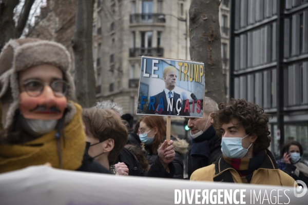 Manifestation des personnels de l éducation nationale et des étudiants