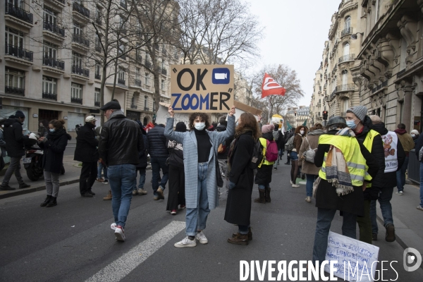 Manifestation des personnels de l éducation nationale et des étudiants