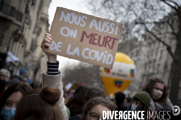 Manifestation des personnels de l éducation nationale et des étudiants