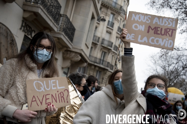 Manifestation des personnels de l éducation nationale et des étudiants