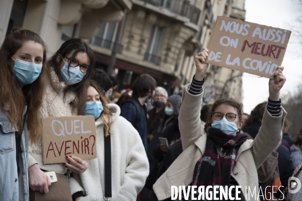 Manifestation des personnels de l éducation nationale et des étudiants