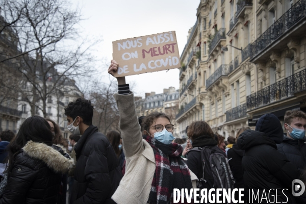 Manifestation des personnels de l éducation nationale et des étudiants