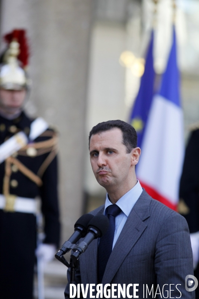 Seconde visite du président syrien Bachar EL ASSAD en France