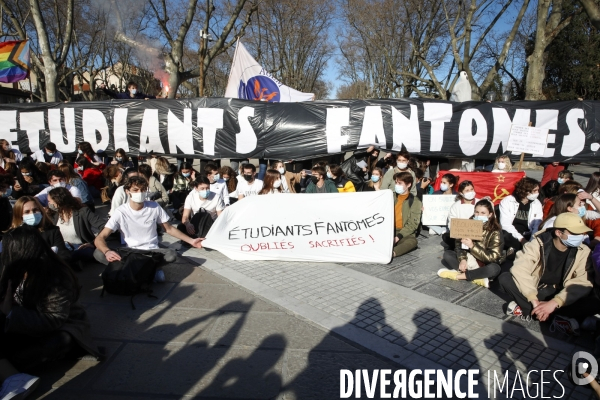 Manifestation enseignants etudiants montpellier