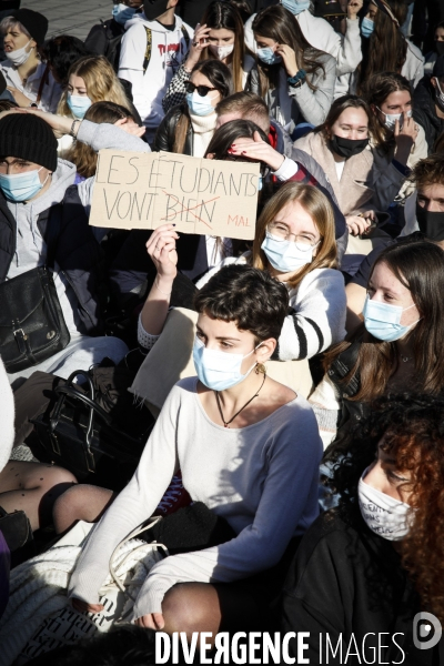 Manifestation enseignants etudiants montpellier