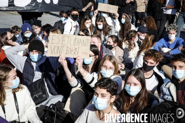 Manifestation enseignants etudiants montpellier