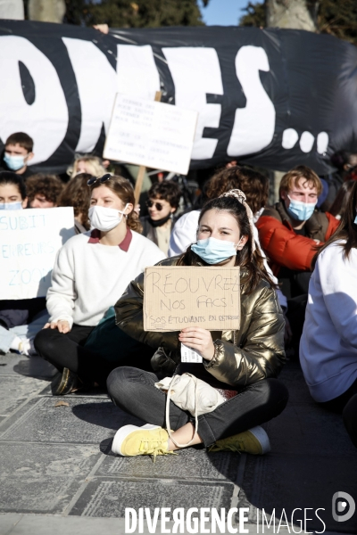 Manifestation enseignants etudiants montpellier