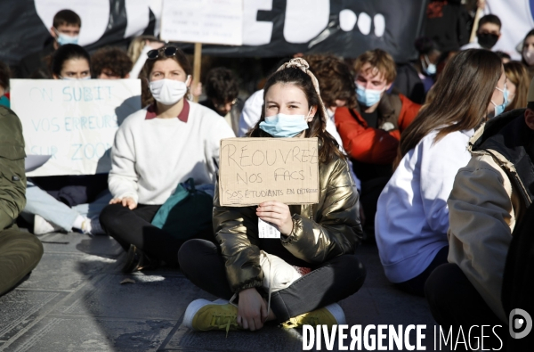 Manifestation enseignants etudiants montpellier