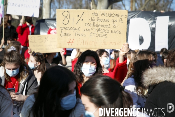 Manifestation enseignants etudiants montpellier