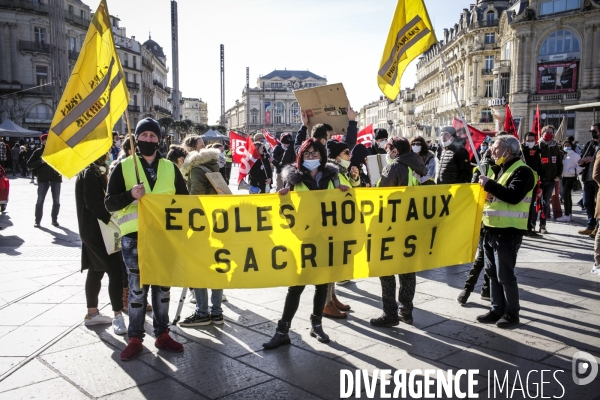 Manifestation enseignants etudiants montpellier