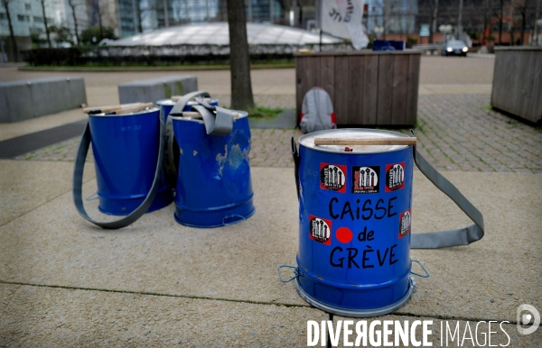 Manifestation des salariés de la Raffinerie Total de Grandpuits