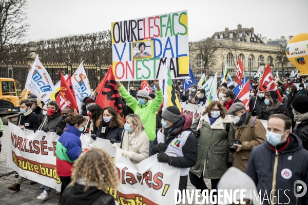 Manifestation et grève des personnels de l Education nationale