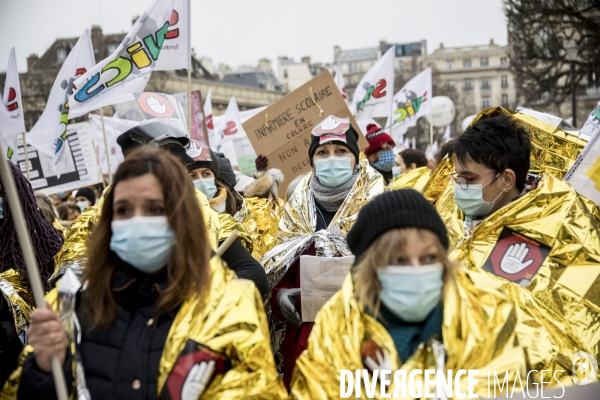 Manifestation et grève des personnels de l Education nationale