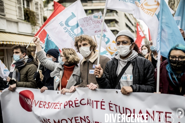 Manifestation et grève des personnels de l Education nationale