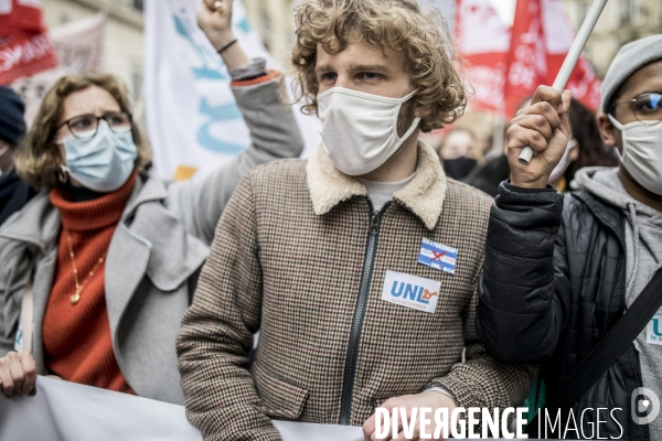 Manifestation et grève des personnels de l Education nationale