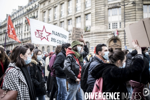 Manifestation et grève des personnels de l Education nationale
