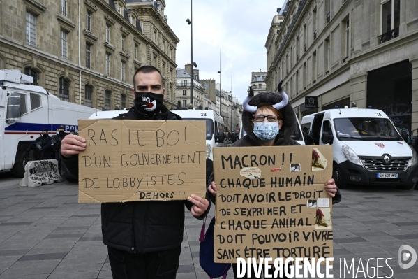 Manifestation contre le projet de loi SECURITE GLOBALE PPL, la marche des libertés du 30 janvier 2021. Demonstration against new security law project against freedom of information.