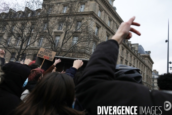 Marche des libertes à Paris contre la loi securite globale