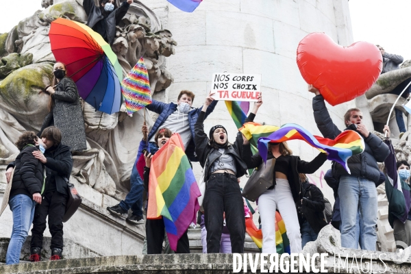 Marche contre les LGBTQIAphobies 2021, Marche des fiertés.