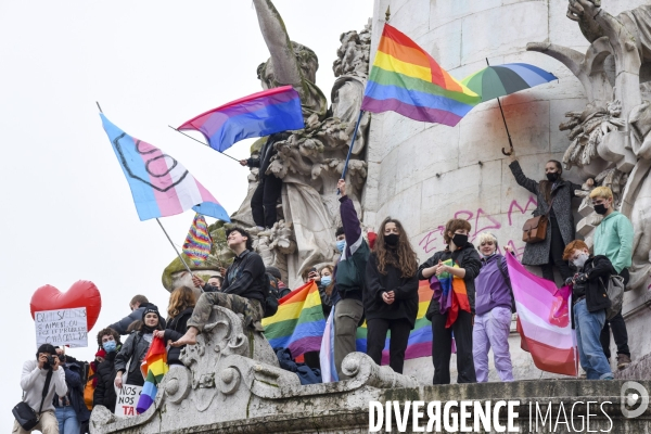 Marche contre les LGBTQIAphobies 2021, Marche des fiertés.