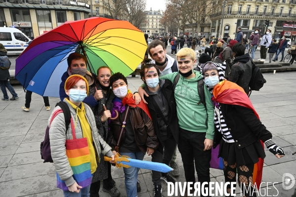 Marche contre les LGBTQIAphobies 2021, Marche des fiertés.