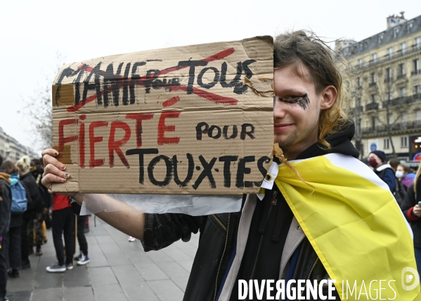 Marche contre les LGBTQIAphobies 2021, Marche des fiertés.