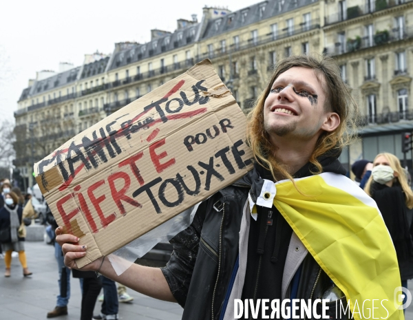 Marche contre les LGBTQIAphobies 2021, Marche des fiertés.