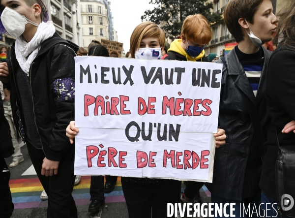 Marche contre les LGBTQIAphobies 2021, Marche des fiertés.