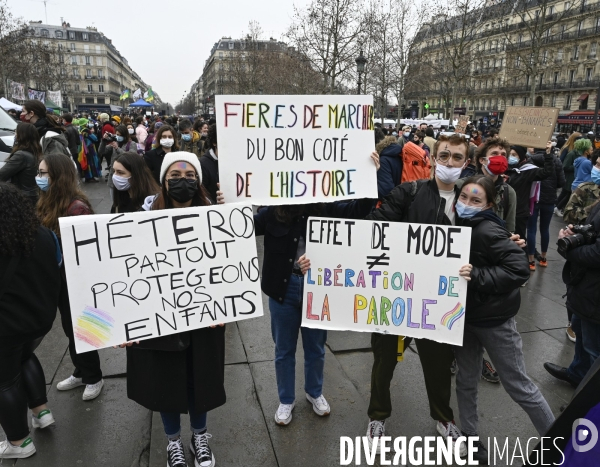 Marche contre les LGBTQIAphobies 2021, Marche des fiertés.