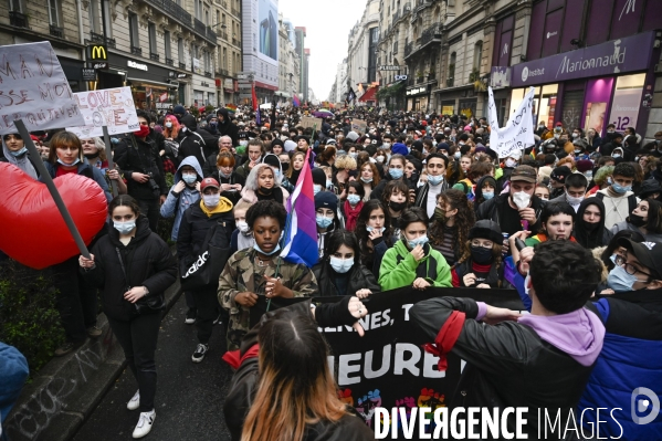 Marche contre les LGBTQIAphobies 2021, Marche des fiertés.