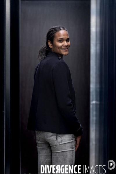 Wendie Renard, defenseure de l Olympique Lyonnais.