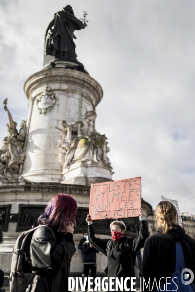 Manifestation contre la loi  sécurité globale  30012021