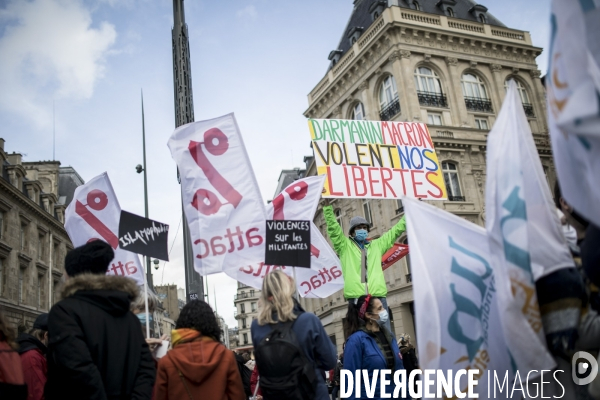 Manifestation contre la loi  sécurité globale  30012021