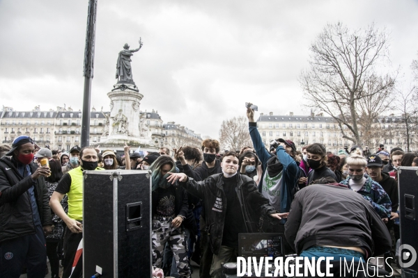 Manifestation contre la loi  sécurité globale  30012021